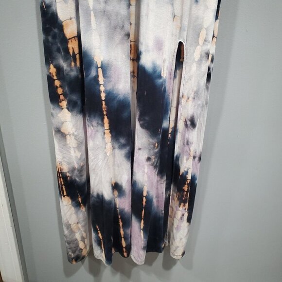 Peyton Jensen Women's Tie-Dye Cece Cami  Maxi Dress Sleeveless V-Neck Boho Sz XS - Picture 4 of 14